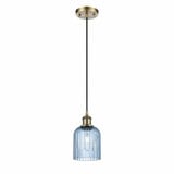 Bridal Veil 1 Light Cord Hung Mini Pendant 5 Inch Wide by Innovations - 516-1P-G559-5-GL
