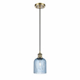 Bridal Veil 1 Light Cord Hung Mini Pendant 5 Inch Wide by Innovations - 516-1P-G559-5-GL