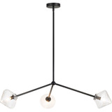 Novo 3 Light 40 Watt Oversized Pendant by Matteo - C81743
