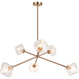 Novo 6 Light Oversized Pendant 32.38 Inch Wide by Matteo - C81746
