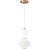 Dango 1 Light 2 Glass Small Pendant 13 Inch Tall by Matteo - C82422