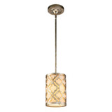 Arabella 1 Light Small Pendant 10 Inch Tall by Lucas And Mckearn - GN/AR