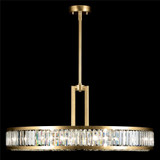 Crystal Enchantment 8 Light Oversized Round Pendant by Fine Art - 812040
