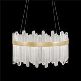 Lior 100W 40 LED Light Oversized Round Pendant 18.5 Inch Tall by Fine Art - 882540