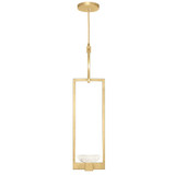 Delphi 3.5W 1 LED Light Small Round Pendant by Fine Art - 892840