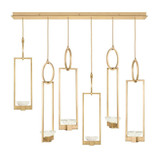 Delphi 21W 6 LED Light Oversized Pendant by Fine Art - 893140