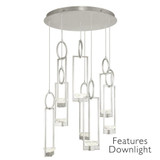 Delphi 128W 16 LED Light Oversized Round Pendant by Fine Art - 893240-33