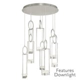 Delphi 128W 16 LED Light Oversized Round Pendant by Fine Art - 893240-33