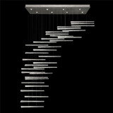 Elevate 24W 8 LED Oversized Rectangular Pendant 65 Inch Tall by Fine Art - 894840-6265
