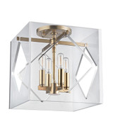 Travis 4 Light 12 Inch Wide Flush Mount by Hudson Valley - 5912F