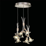 Azu 36W 6 LED Light Large Round Pendant by Fine Art - 916540