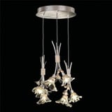 Azu 36W 6 LED Light Large Round Pendant by Fine Art - 916540