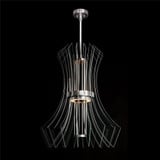 Newton 48W 3 LED Large Down Round Pendant 27.5 Inch Wide by Fine Art - 916840-Down