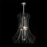 Newton 48W 3 LED Large Down Round Pendant 27.5 Inch Wide by Fine Art - 916840-Down