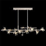 Azu 60W 10 LED Light Oversized Linear Pendant by Fine Art - 918740-65