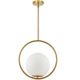 Adrienna 1 Light Medium Pendant by Dainolite - ADR-161P