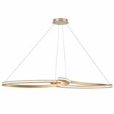 Nola 76W 1 LED Light Oversized Pendant by Dainolite - NOL-6066LEDHP