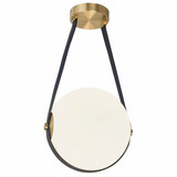 Persis 12W 1 LED Medium Pendant by Dainolite - PRS-1215LEDP