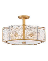 Florian 25W 5 LED Medium SemiFlush Mount 20.2 Inch Wide by Fredrick Ramond  - FR41603