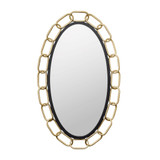 Chains of Love Oval Wall Mirror 40 Inch Tall and 24 Inch Wide by Varaluz - 444MI24