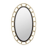 Chains of Love Oval Wall Mirror 40 Inch Tall and 24 Inch Wide by Varaluz - 444MI24