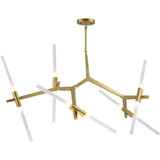 Lightsaber 10 Light Large Chandelier by Matteo - C55810