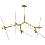 Lightsaber 10 Light Large Chandelier by Matteo - C55810