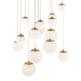 Pisces 115W 15 LED Light Large Pendant by Modern Forms - PD-34415R