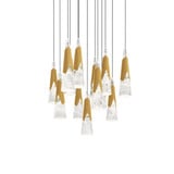 Kilt 102.7W 13 LED Light Large Pendant by Modern Forms - PD-44413S