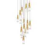 Kilt 118.4W 15 LED Light Large Pendant by Modern Forms - PD-44415R