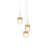Double Bubble 16W 3 LED Light Medium Pendant by Modern Forms - PD-82003R