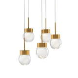 Double Bubble 16W 5 LED Light Large Pendant by Modern Forms - PD-82005R