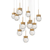 Double Bubble 41W 13 LED Light Large Pendant by Modern Forms - PD-82013S