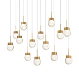 Double Bubble 41W 14 LED Light Small Pendant by Modern Forms - PD-82014L