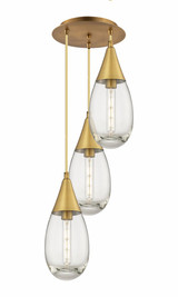 Malone 3 Light Cord Hung Medium Pendant by Innovations - 113-450-1P-G450-6