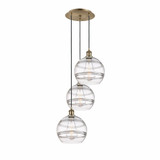 Rochester 3 Light Large Cord Hung Pendant 35.63 Inch Tall by Innovations - 113B-3P-G556-10