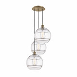 Rochester 3 Light Large Cord Hung Pendant 40.88 Inch Tall by Innovations - 113B-3P-G556-12