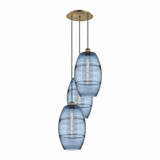 Vaz 3 Light Large Cord Hung Pendant 56.25 Inch Tall by Innovations - 113B-3P-G557-10