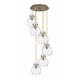 Newton Sphere 6 Light Large Pendant by Innovations - 116-410-1PS-G410-8
