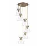 Newton Cone 6 Light Large Pendant by Innovations - 116-410-1PS-G411-8