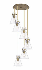 Newton Cone 6 Light Large Pendant by Innovations - 116-410-1PS-G411-8