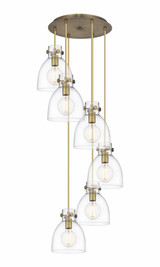 Newton Bell 6 Light Large Pendant by Innovations - 116-410-1PS-G412-8