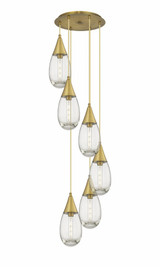 Malone 6 Light Cord Hung Large Pendant by Innovations - 116-450-1P-G450-6
