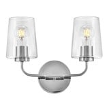 Kline 24W 2 LED Clear Vanity Light by Lark - 853452-CL