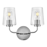 Kline 24W 2 LED Clear Vanity Light by Lark - 853452-CL