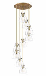 Newton Bell 9 Light Large Pendant by Innovations - 119-410-1PS-G412-8