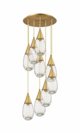 Malone 9 Light Cord Large Pendant by Innovations - 119-450-1P-G450-6