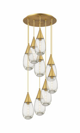 Malone 9 Light Cord Large Pendant by Innovations - 119-450-1P-G450-6