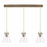 Newton Cone 3 Light Oversized Linear Pendant by Innovations - 123-410-1PS-G411-8