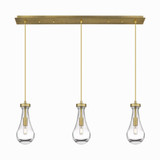 Owego 3 Light Oversized Linear Pendant by Innovations - 123-451-1P-G451-5